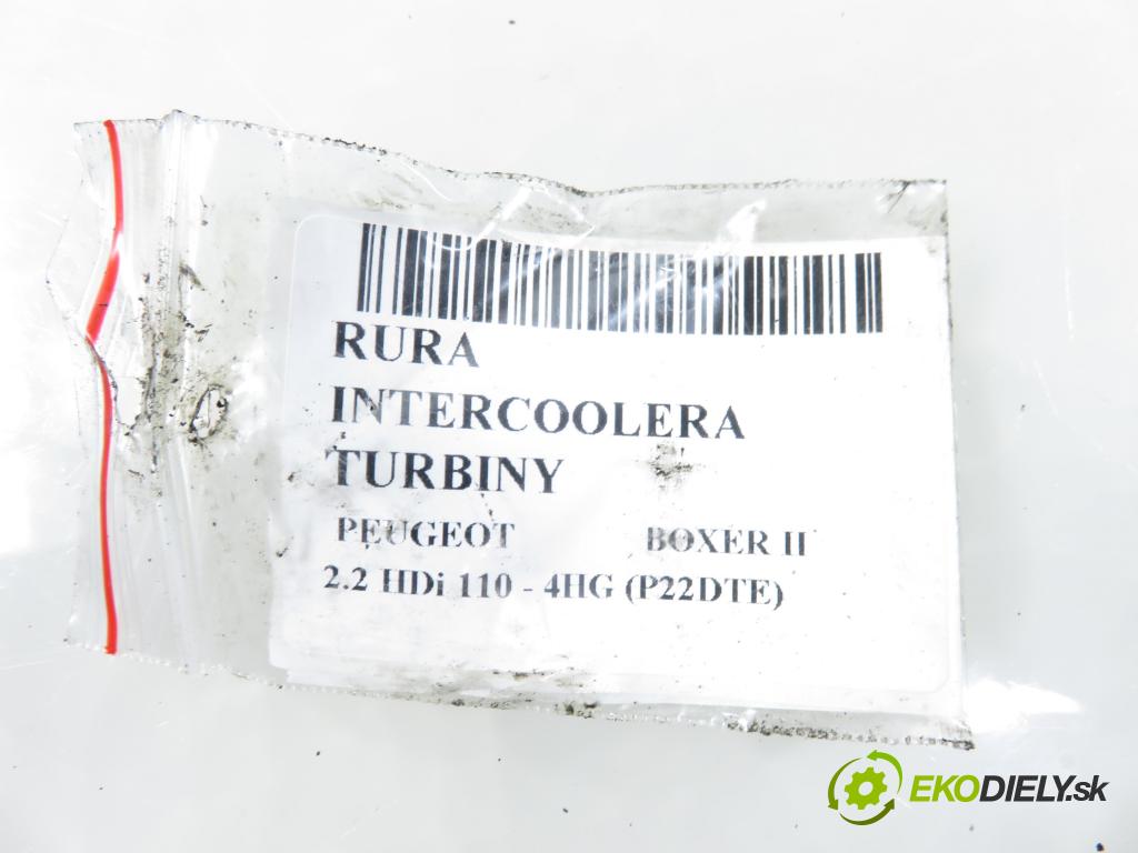 PEUGEOT BOXER Skrzynia FURGON 2012 81,00 2.2 HDi 110 - 4HG (P22DTE) 2198,00 Rúra intercoolera turba B10026