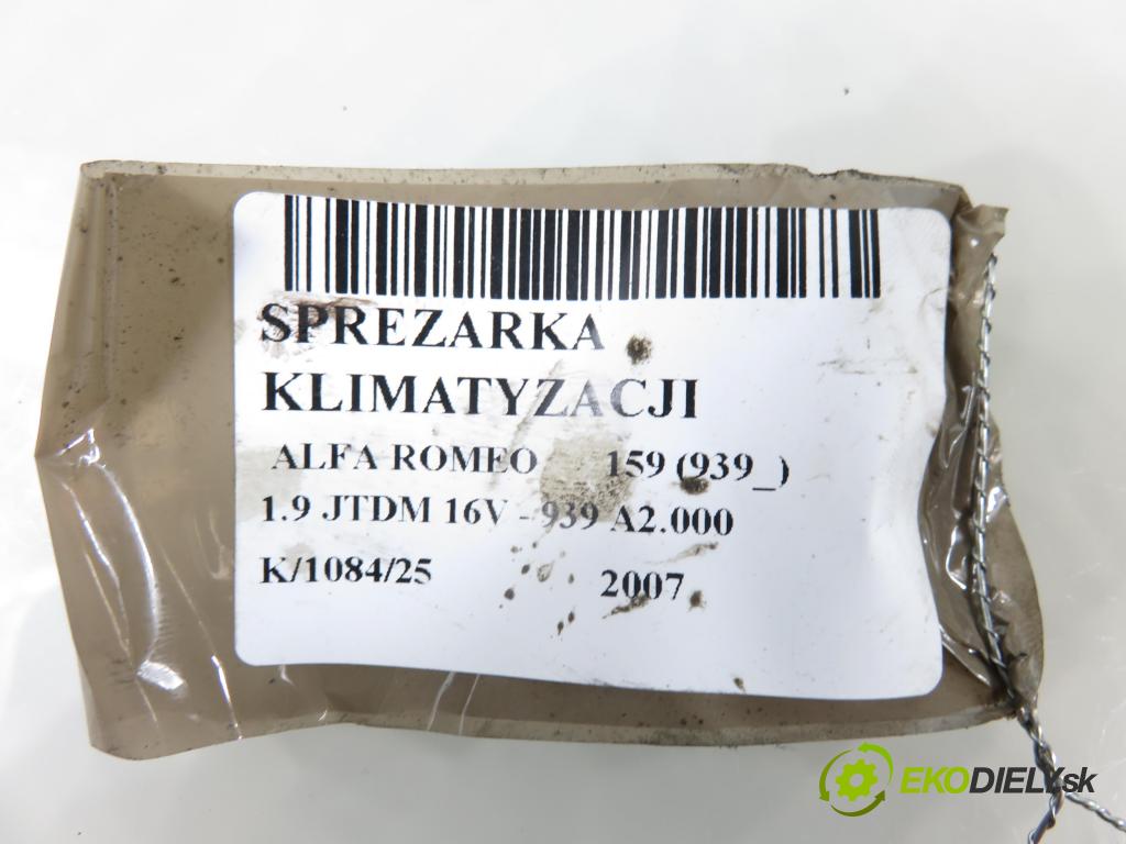 ALFA ROMEO 159 (939_) SEDAN 2007 110,00 1.9 JTDM 16V - 939 A2.000 1910,00 KOMPRESOR: klimatizace  (Kompresor klimatizace)