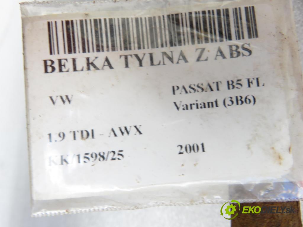 VW PASSAT B5.5 Variant (3B6) KOMBI 2001 96,00 1.9 TDI - AWX 1896,00 Výstuha zadná ABS