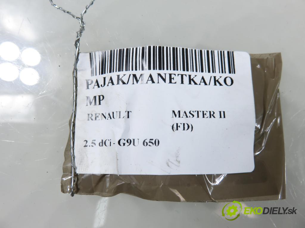 RENAULT MASTER II Skrzynia (FD) FURGON 2007 88,00 2.5 dCi 120 - G9U 650 2464,00 páčka/prepínač 8200251704