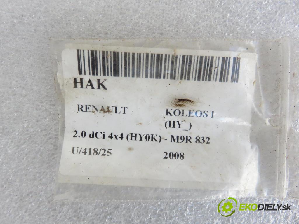 RENAULT KOLEOS I (HY_) SUV 2008 110,00 2.0 dCi 4x4 150 - M9R 832 1995,00 Hák R066