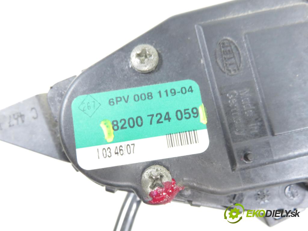 RENAULT MASTER II Skrzynia (FD) FURGON 2007 88,00 2.5 dCi 120 - G9U 650 2464,00 Potenciometer plynu 8200724059 (Potenciometer plynového pedálu)