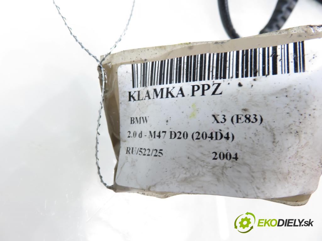 BMW X3 (E83) SUV 2004 110,00 2.0 d 150 - M47 D20 (204D4) 1995,00 Kľučka 7034544