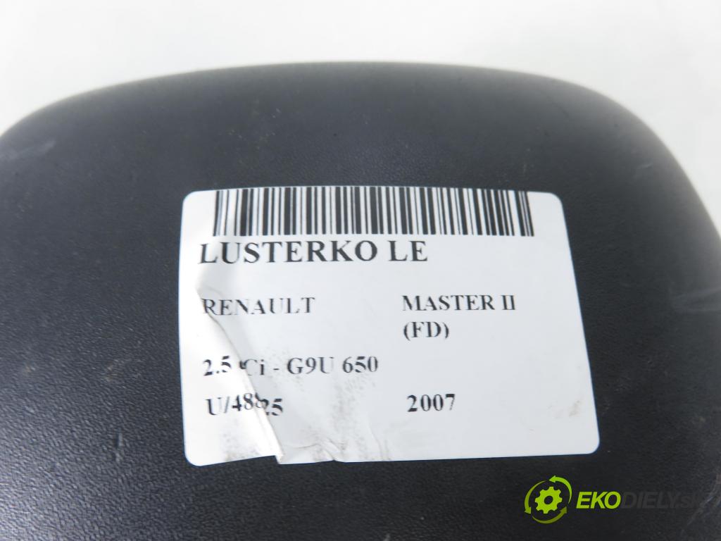 RENAULT MASTER II Skrzynia (FD) FURGON 2007 88,00 2.5 dCi 120 - G9U 650 2464,00 Spätné zrkadlo LE