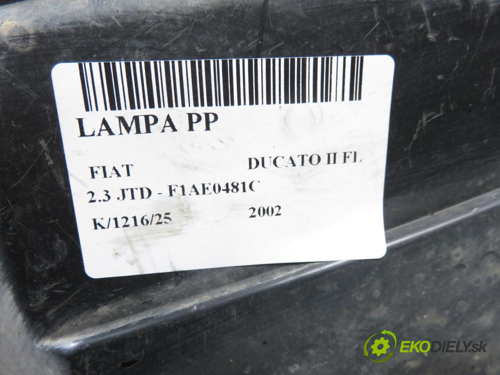 FIAT DUCATO Skrzynia (244_) BUS 2002 81,00 2.3 JTD - F1AE0481C 2286,00 Svetlo PP 1347690080