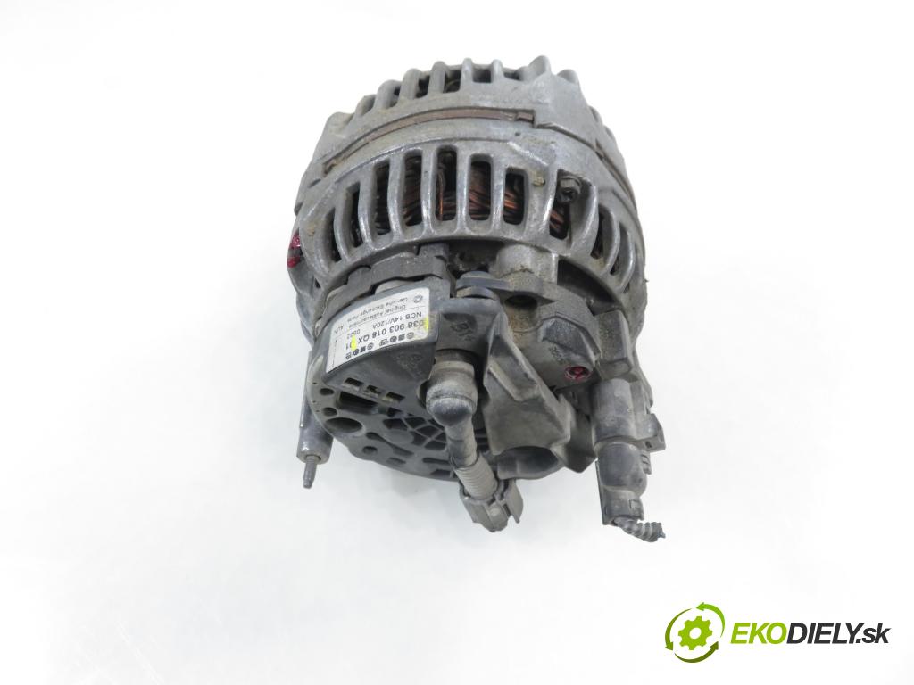 VW SHARAN (7M8, 7M9, 7M6) MINIVAN 2002 85,00 1.9 TDI PD 115 4motion - AUY 1896,00 Alternátor 038903018QX (Alternátor)