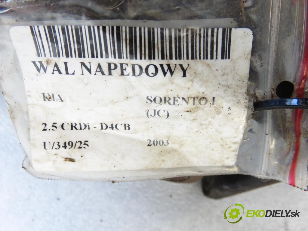 KIA SORENTO I (JC) SUV 2003 103,00 2.5 CRDi 140 - D4CB 2497,00 hriadeľ JAZDA: 491003E300