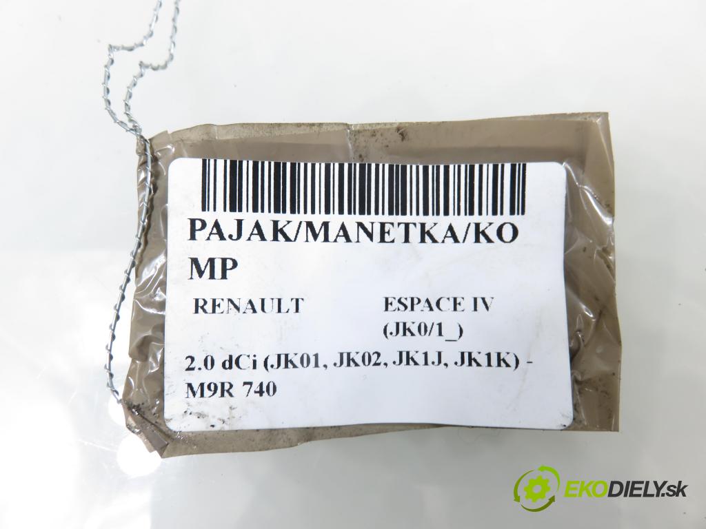 RENAULT ESPACE IV (JK0/1_) MINIVAN 2007 110,00 2.0 dCi 150 - M9R 740 1995,00 páčka/prepínač 8200420148 ; 8200328899