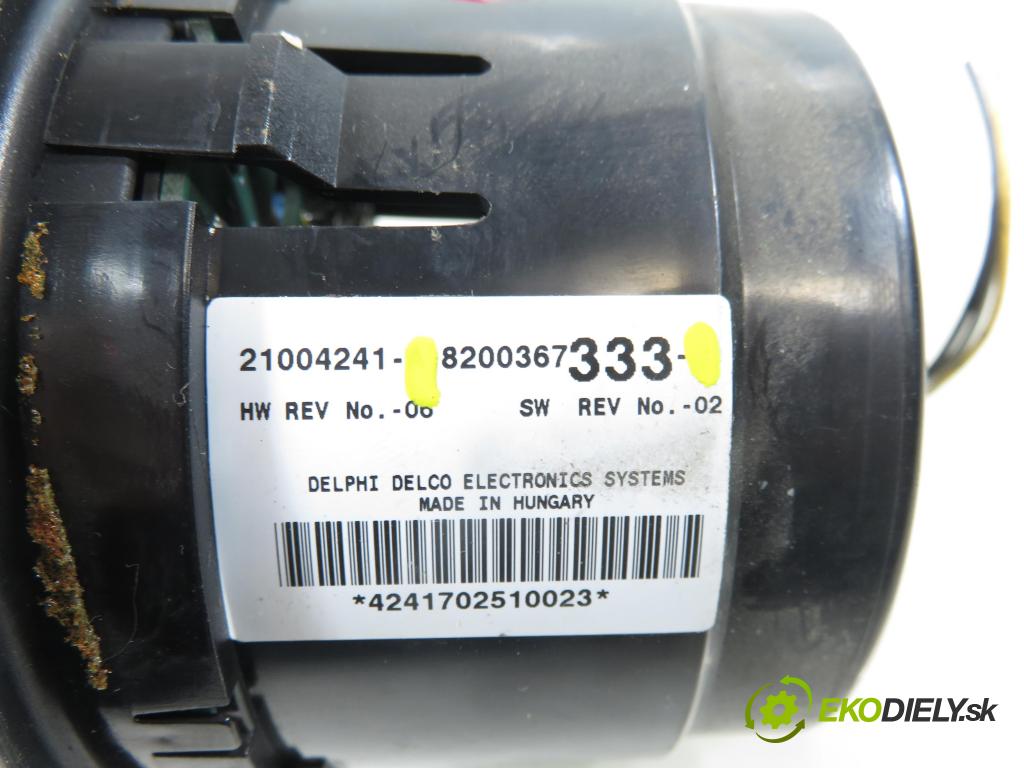 RENAULT ESPACE IV (JK0/1_) MINIVAN 2007 110,00 2.0 dCi 150 - M9R 740 1995,00 Panel kúrenia KLIMATRONIK 8200367333