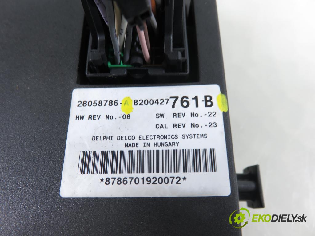 RENAULT ESPACE IV (JK0/1_) MINIVAN 2007 110,00 2.0 dCi 150 - M9R 740 1995,00 MODUL komfortu 8200427761B