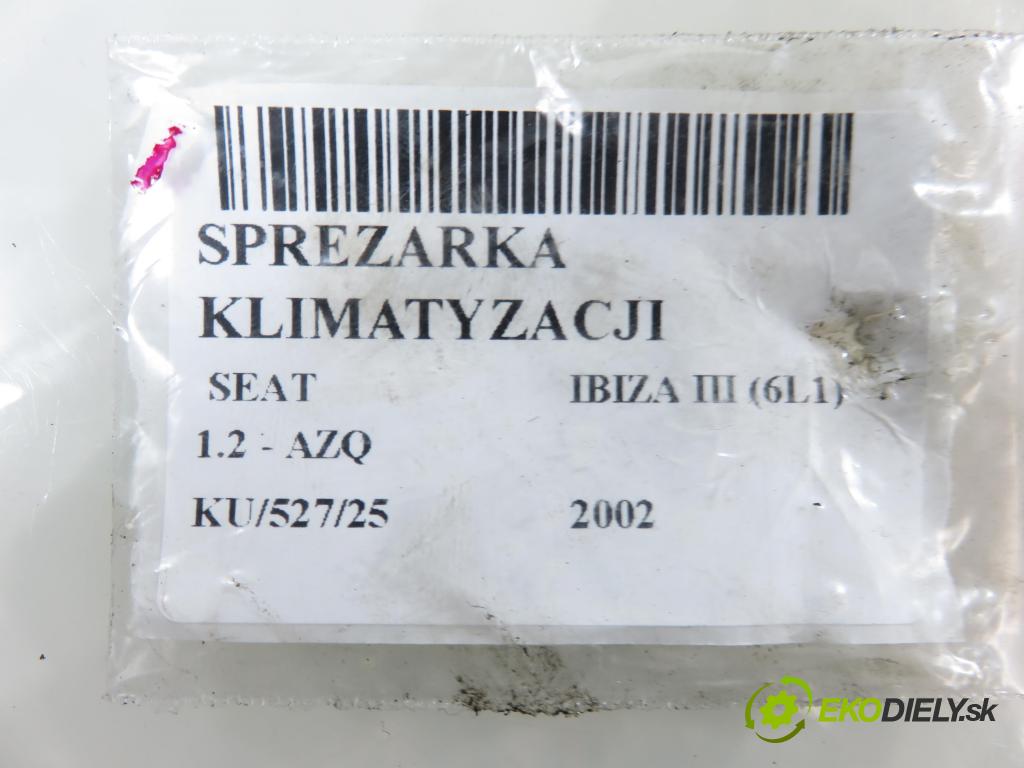 SEAT IBIZA III (6L1) HB 2002 47,00 1.2 12V - AZQ 1198,00 KOMPRESOR: klimatizace 6Q0820803G ; 4472208126 (Kompresor klimatizace)