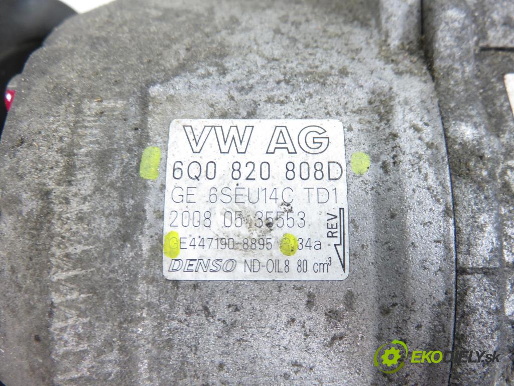 SEAT IBIZA IV (6J5, 6P1) HB 2009 77,00 1.9 TDI - BLS 1896,00 KOMPRESOR: klimatizace 6Q0820808D ; 4471908895 (Kompresor klimatizace)