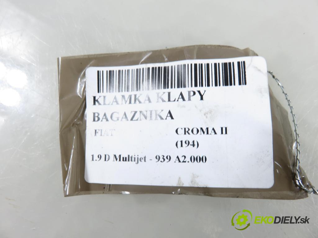 FIAT CROMA (194_) KOMBI 2005 110,00 1.9 D Multijet 150 - 939 A2.000 1910,00 Zadné čelo dverí kufor