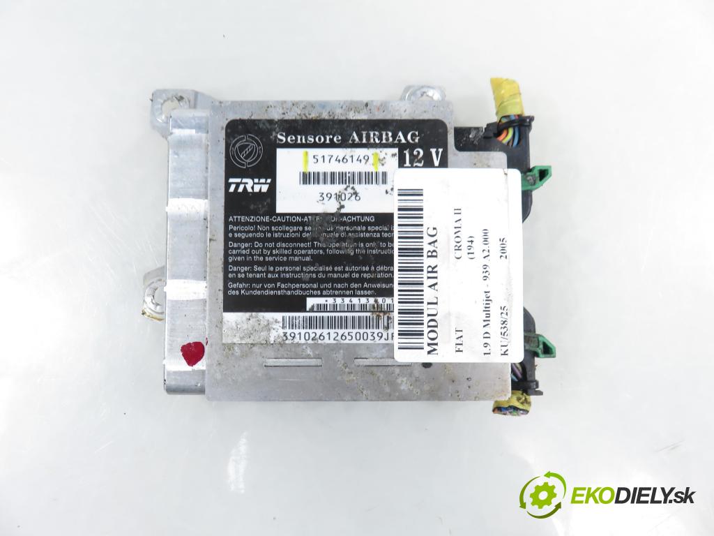 FIAT CROMA (194_) KOMBI 2005 110,00 1.9 D Multijet 150 - 939 A2.000 1910,00 MODUL air BAG 51746149