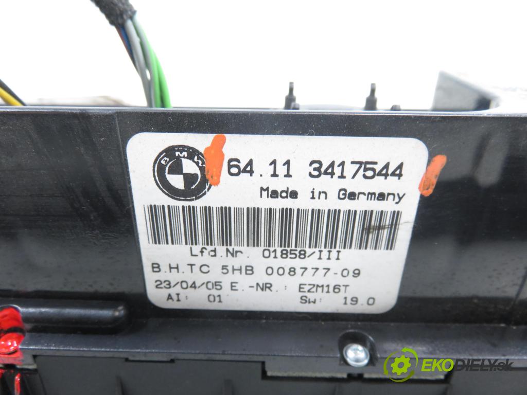 BMW X3 (E83) SUV 2005 110,00 2.0 d 150 - M47 D20 (204D4) 1995,00 Panel kúrenia KLIMATRONIK 64113417544