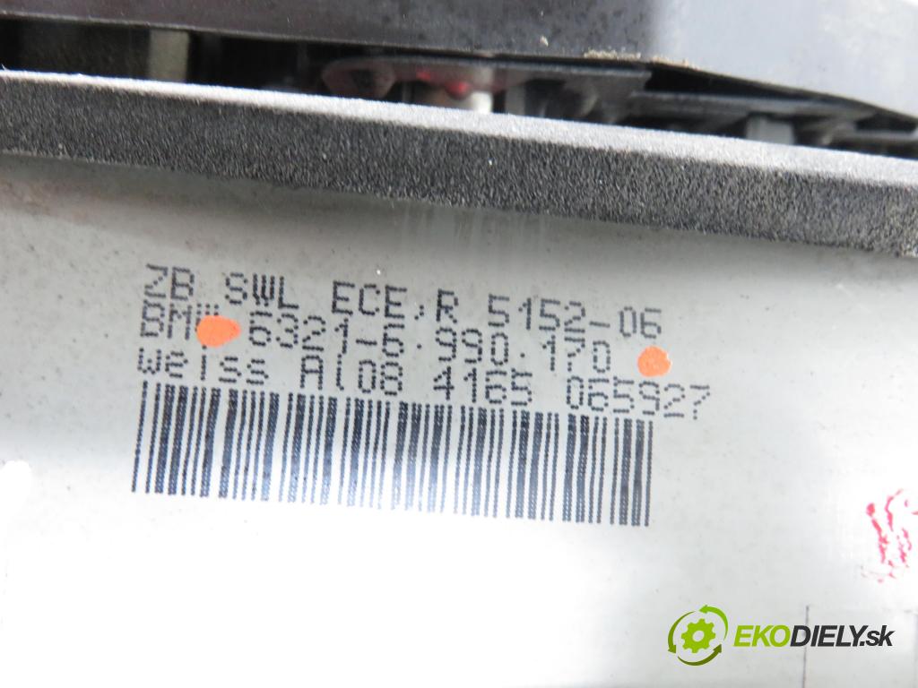 BMW X3 (E83) SUV 2005 110,00 2.0 d 150 - M47 D20 (204D4) 1995,00 světlo pravé zadní 53216990170