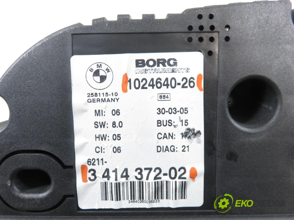 BMW X3 (E83) SUV 2005 110,00 2.0 d 150 - M47 D20 (204D4) 1995,00 Prístrojovka elektrický 341437202 ; 102464026