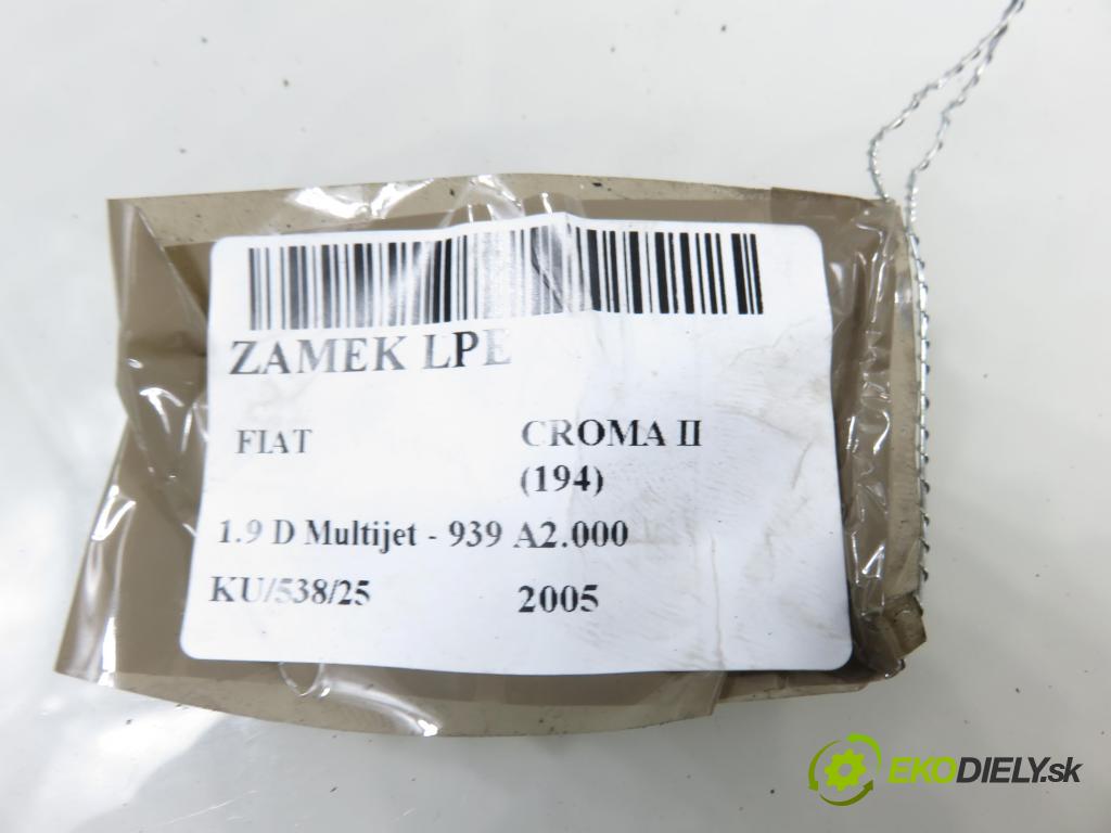 FIAT CROMA (194_) KOMBI 2005 110,00 1.9 D Multijet 150 - 939 A2.000 1910,00 zámok 51708421A