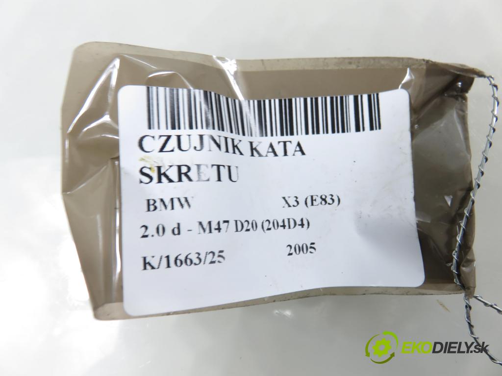 BMW X3 (E83) SUV 2005 110,00 2.0 d 150 - M47 D20 (204D4) 1995,00 Snímač KATA ABSTRAKTNÍ: 37146760232