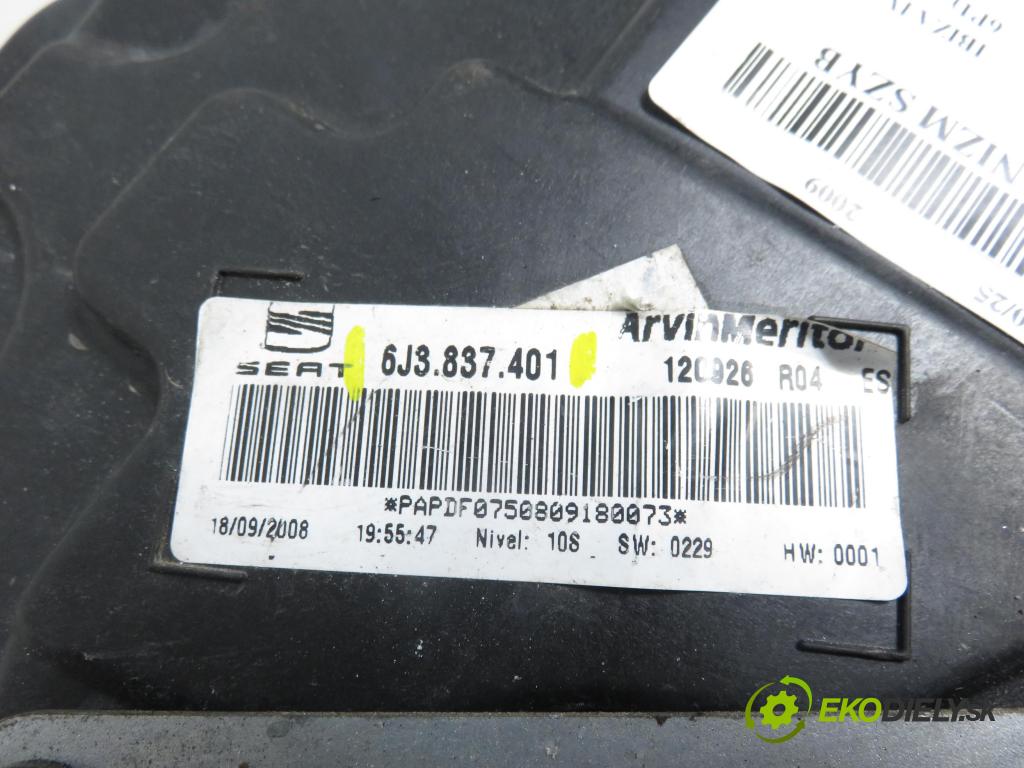 SEAT IBIZA IV (6J5, 6P1) HB 2009 77,00 1.9 TDI - BLS 1896,00 Mechanizmus okien 3D 6R0959801 ; 6J3837401