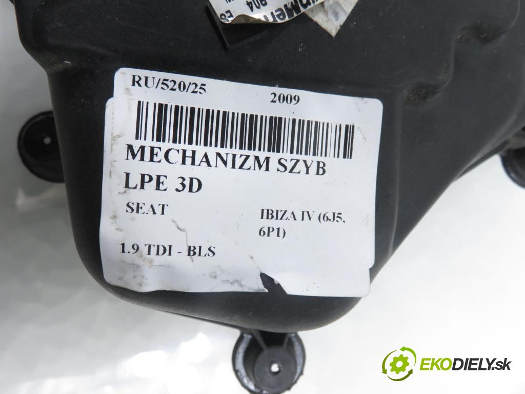SEAT IBIZA IV (6J5, 6P1) HB 2009 77,00 1.9 TDI - BLS 1896,00 Mechanizmus okien 3D 6R0959801 ; 6J3837401