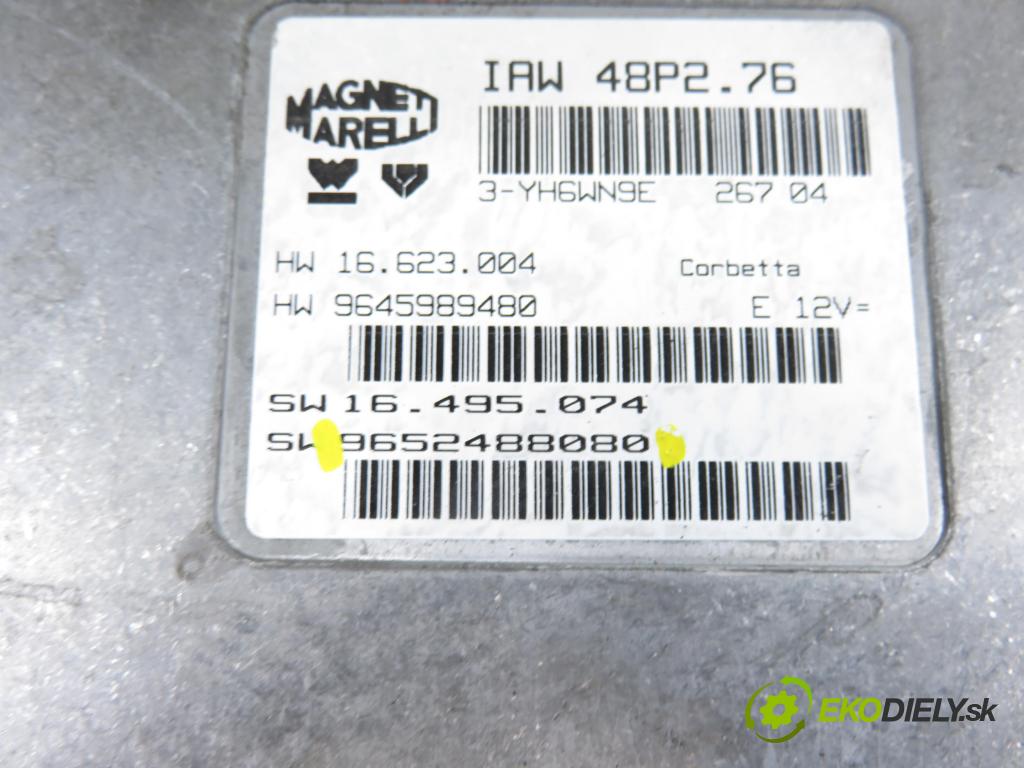PEUGEOT 206 liftback (2A/C) HB 2004 440,00 1.1 i - HFX (TU1JP) 1124,00 Riadiaca jednotka Motor 9652488080