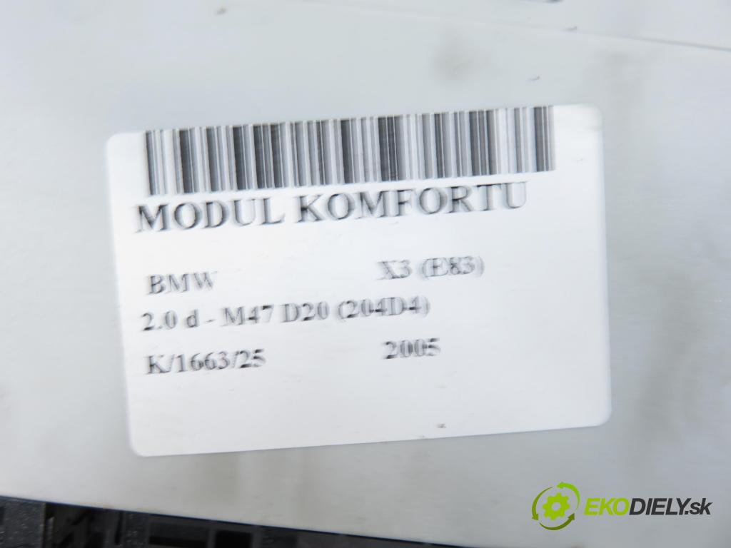 BMW X3 (E83) SUV 2005 110,00 2.0 d 150 - M47 D20 (204D4) 1995,00 MODUL komfortu 61356963026