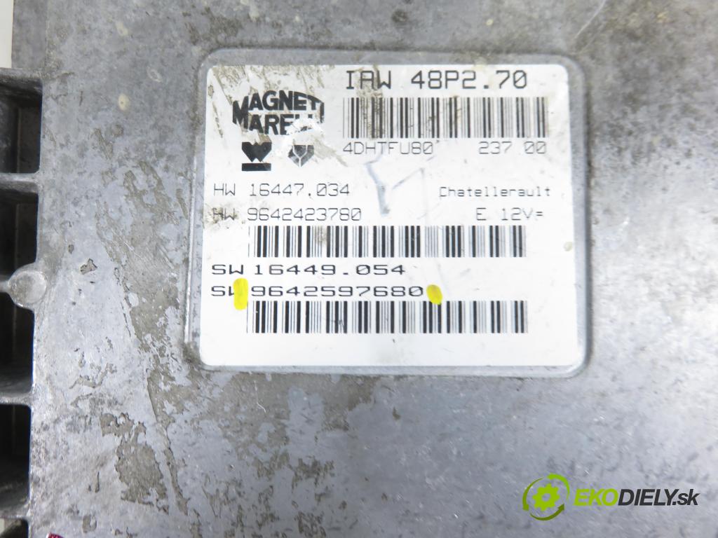 PEUGEOT 206 liftback (2A/C) HB 2000 440,00 1.1 i - HFX (TU1JP) 1124,00 Riadiaca jednotka Motor 9642597680