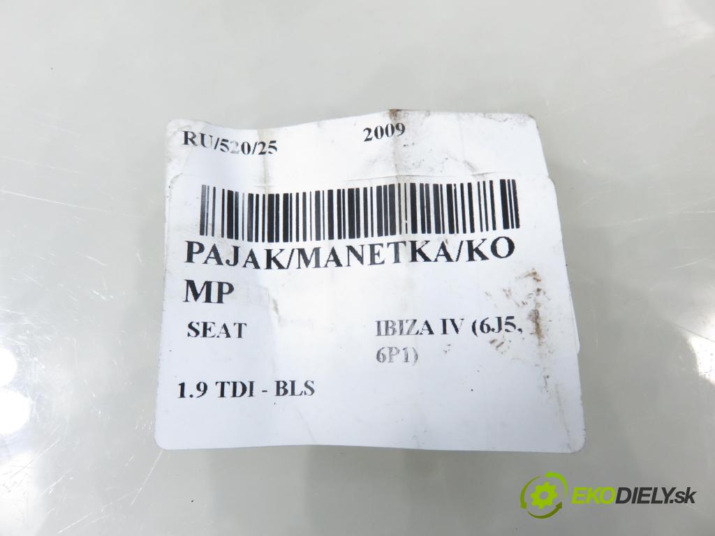 SEAT IBIZA IV (6J5, 6P1) HB 2009 77,00 1.9 TDI - BLS 1896,00 páčka/prepínač 7H0953503DC ; 5J0959849