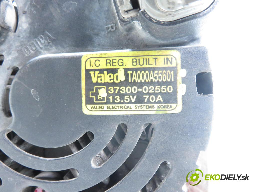 HYUNDAI ATOS PRIME (MX) HB 2004 40,00 1.0 i - G4HC 999,00 Alternátor 3730002550 ; TA000A55601 (Alternátor)