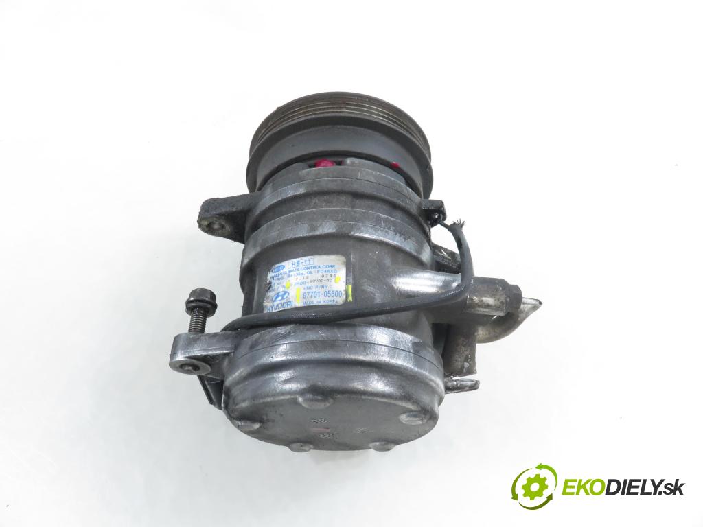 HYUNDAI ATOS PRIME (MX) HB 2004 40,00 1.0 i - G4HC 999,00 KOMPRESOR: klimatizace 9770105500 ; F500QQVAD02 (Kompresor klimatizace)