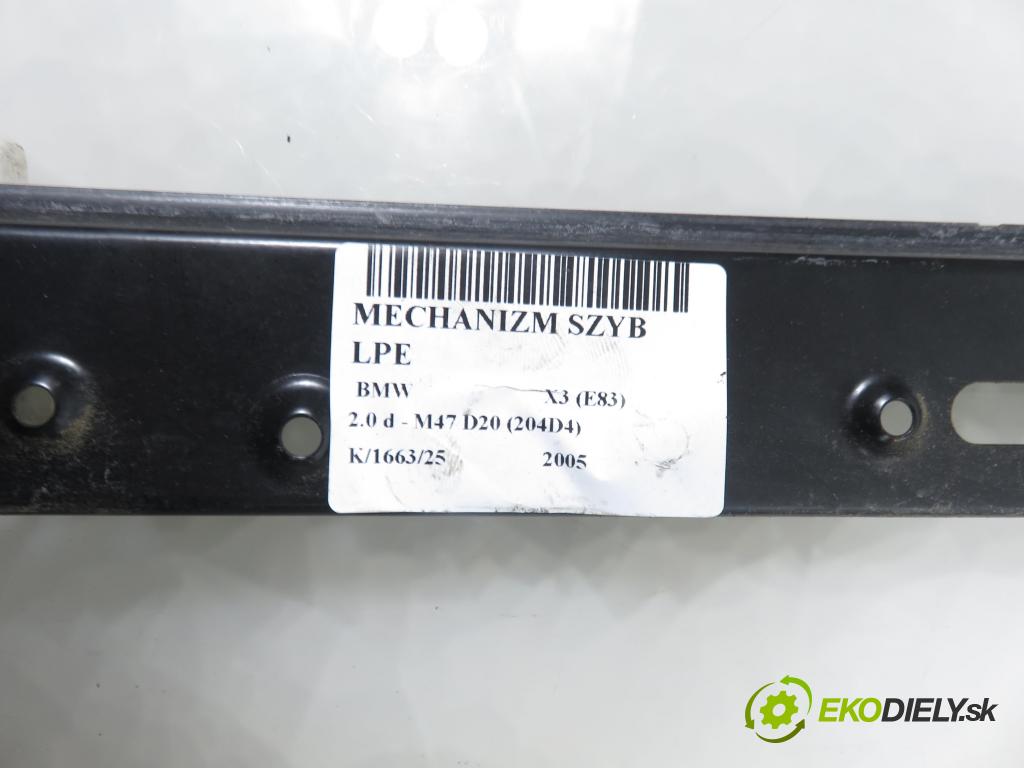 BMW X3 (E83) SUV 2005 110,00 2.0 d 150 - M47 D20 (204D4) 1995,00 mechanismus oken 69259631