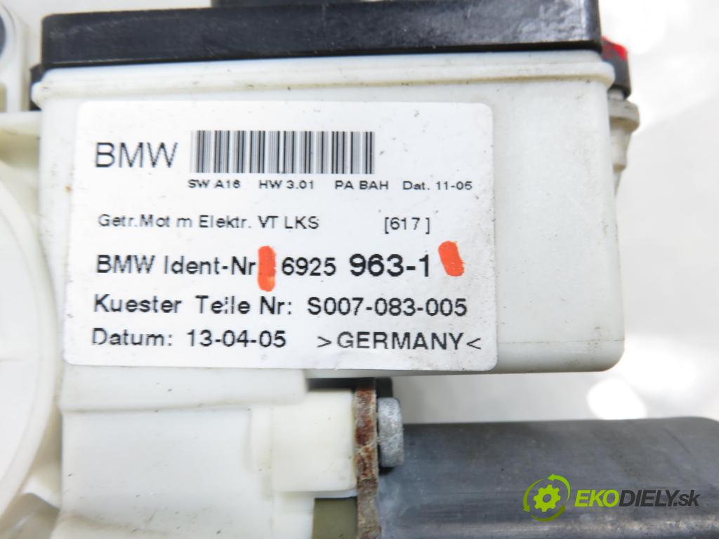 BMW X3 (E83) SUV 2005 110,00 2.0 d 150 - M47 D20 (204D4) 1995,00 mechanismus oken 69259631