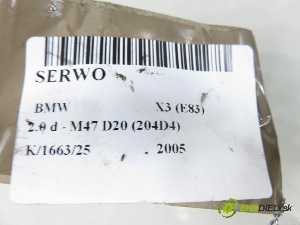 BMW X3 (E83) SUV 2005 110,00 2.0 d 150 - M47 D20 (204D4) 1995,00 posilovač LAC115THE (Servočerpadlo)