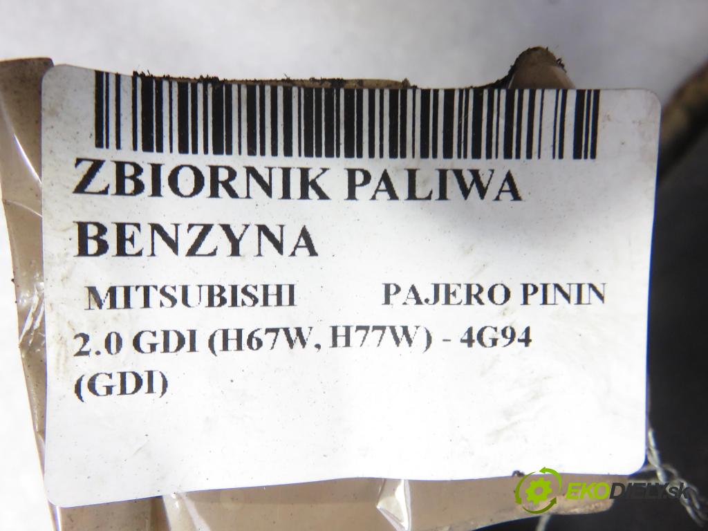 MITSUBISHI PAJERO PININ (H6_W, H7_W) SUV 2004 95,00 2.0 GDI 1999,00 Nádržka paliva benzín