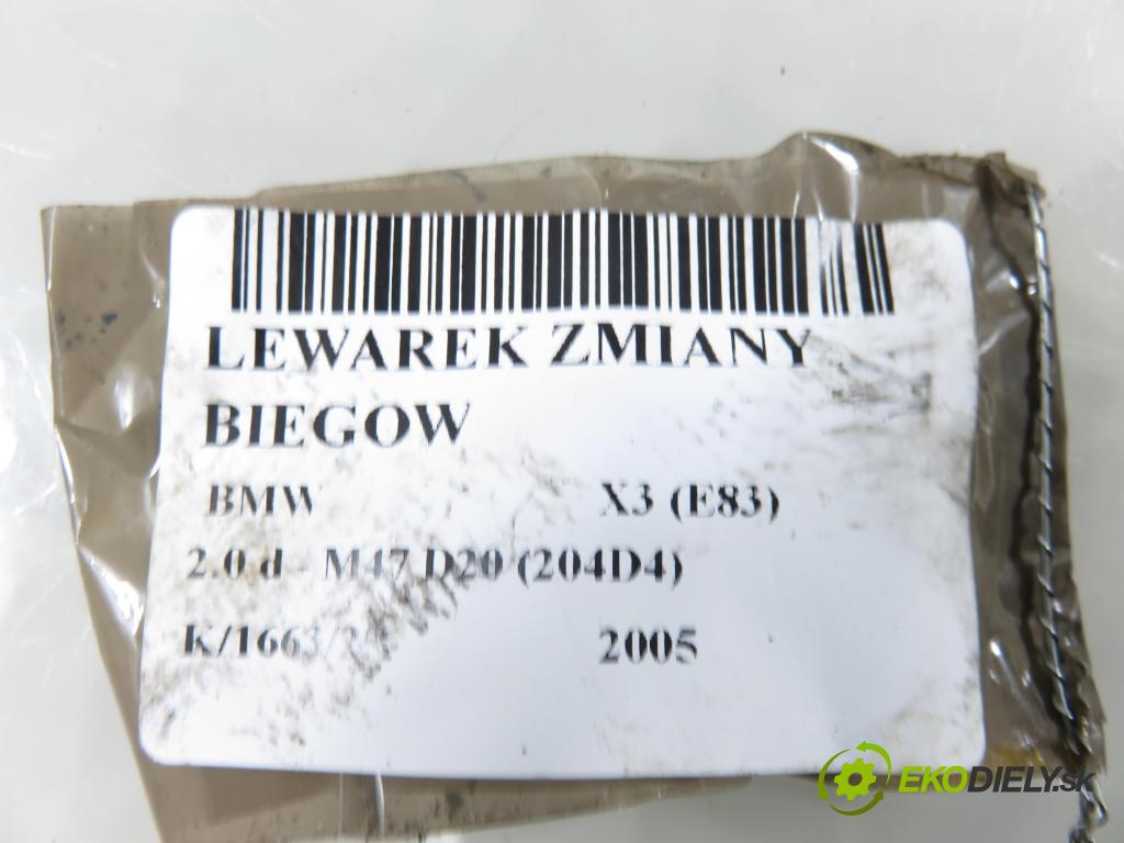 BMW X3 (E83) SUV 2005 110,00 2.0 d 150 - M47 D20 (204D4) 1995,00 ZVEDÁK: 3411922