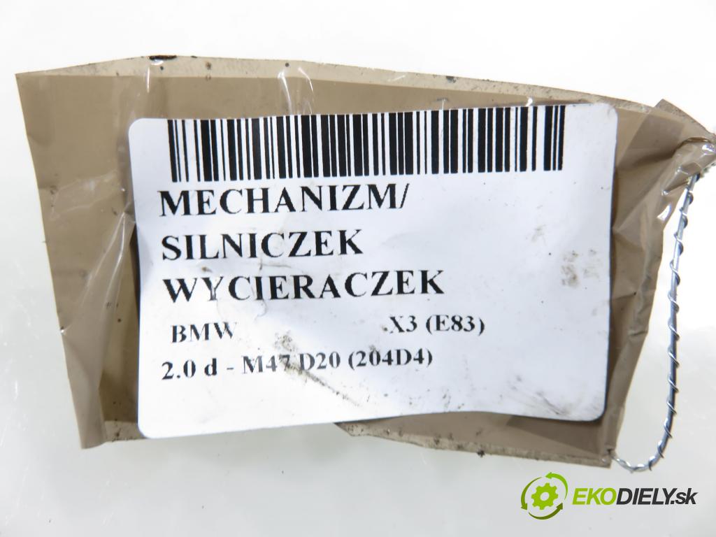 BMW X3 (E83) SUV 2005 110,00 2.0 d 150 - M47 D20 (204D4) 1995,00 MECHANISMUS/ motorek stěračů 3397020617 ; 61617051669