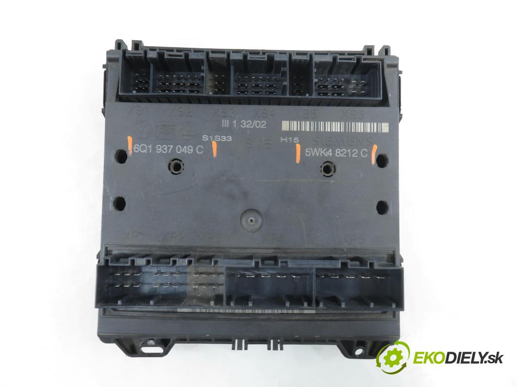SKODA FABIA I (6Y2) HB 2003 74,00 1.9 TDI PD 100 - ATD 1896,00 MODUL komfortu 6Q1937049C ; 5WK48212C