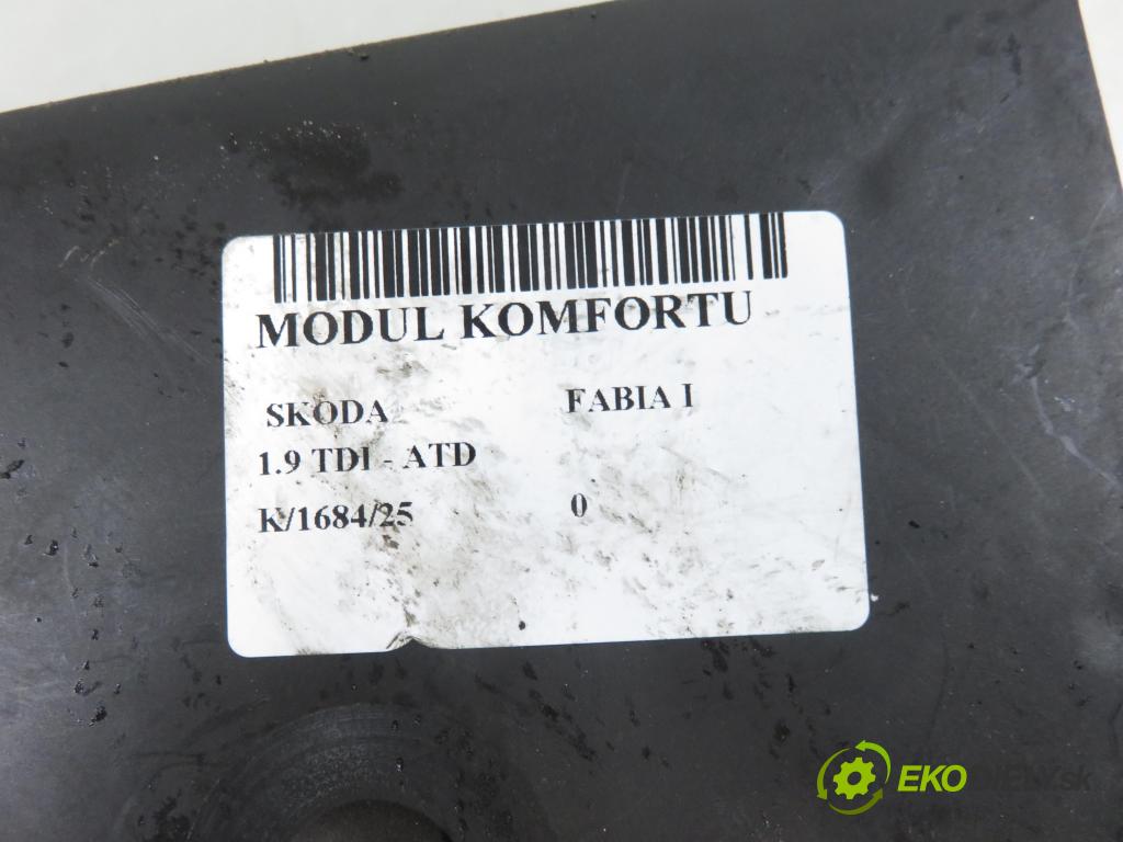 SKODA FABIA I (6Y2) HB 2003 74,00 1.9 TDI PD 100 - ATD 1896,00 MODUL komfortu 6Q1937049C ; 5WK48212C