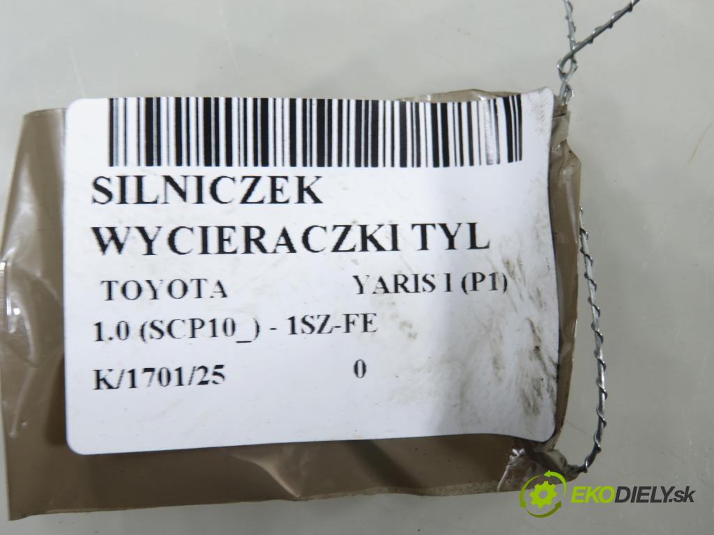 TOYOTA YARIS (_P1_) HB 2002 50,00 1.0 VVT- i 68 - 1SZ-FE 998,00 Motorček stierače zadné 53014212 ; 851300D010