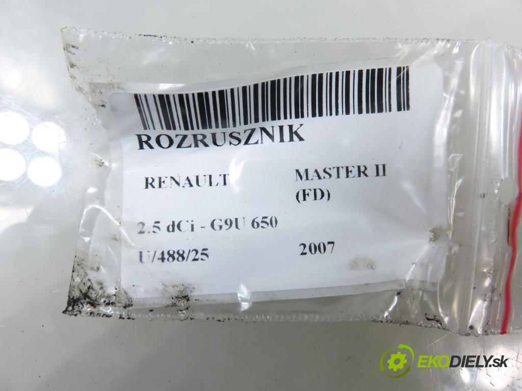 RENAULT MASTER II Skrzynia (FD) FURGON 2007 88,00 2.5 dCi 120 - G9U 650 2464,00 startér  (Startér)