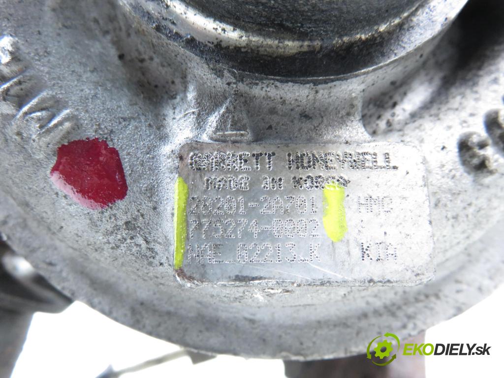 HYUNDAI i30 Kombi (FD) KOMBI 2010 85,00 1.6 CRDi 116 - D4FB 1582,00 Turbodúchadlo 7752740002 ; 282012A701 (Turbodúchadlo (kompletné))