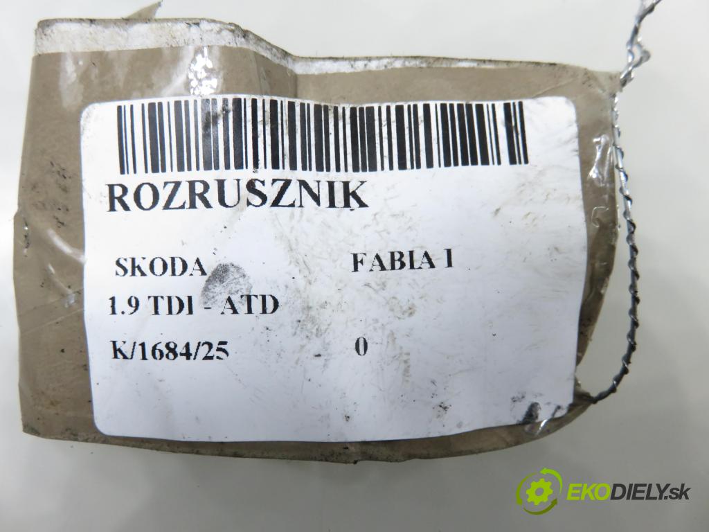 SKODA FABIA I (6Y2) HB 2003 74,00 1.9 TDI PD 100 - ATD 1896,00 startér  (Startér)