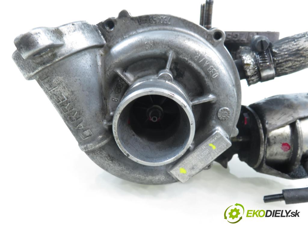 MAZDA 3 (BK) HB 2006 80,00 1.6 DI Turbo 109 - Y601 (PSA) 1560,00 Turbodúchadlo 9660641380 (Turbodúchadlo (kompletné))