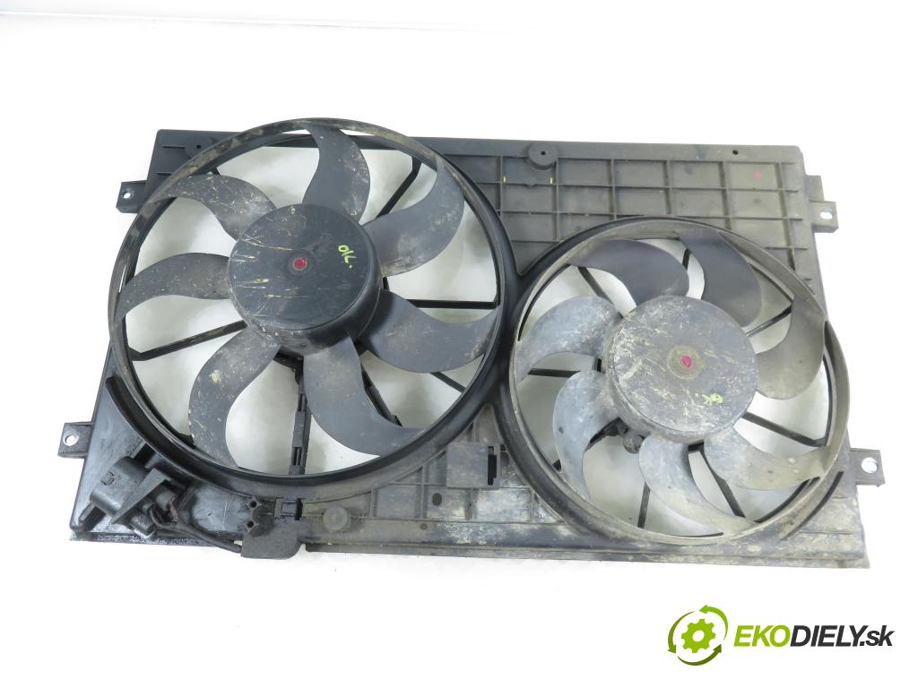 VW PASSAT B6 (3C2) SEDAN 2005 77,00 1.9 TDI PD 105 - BKC 1896,00 Ventilátor chladič klíma/voda 1K0121207T