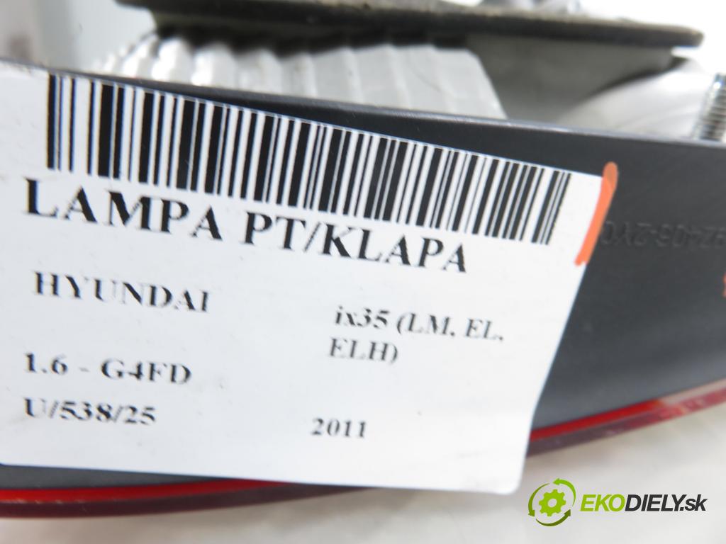 HYUNDAI ix35 (LM, EL, ELH) SUV 2011 99,00 1.6 - G4FD 1591,00 Svetlo pravé zadné kufor 924062Y0