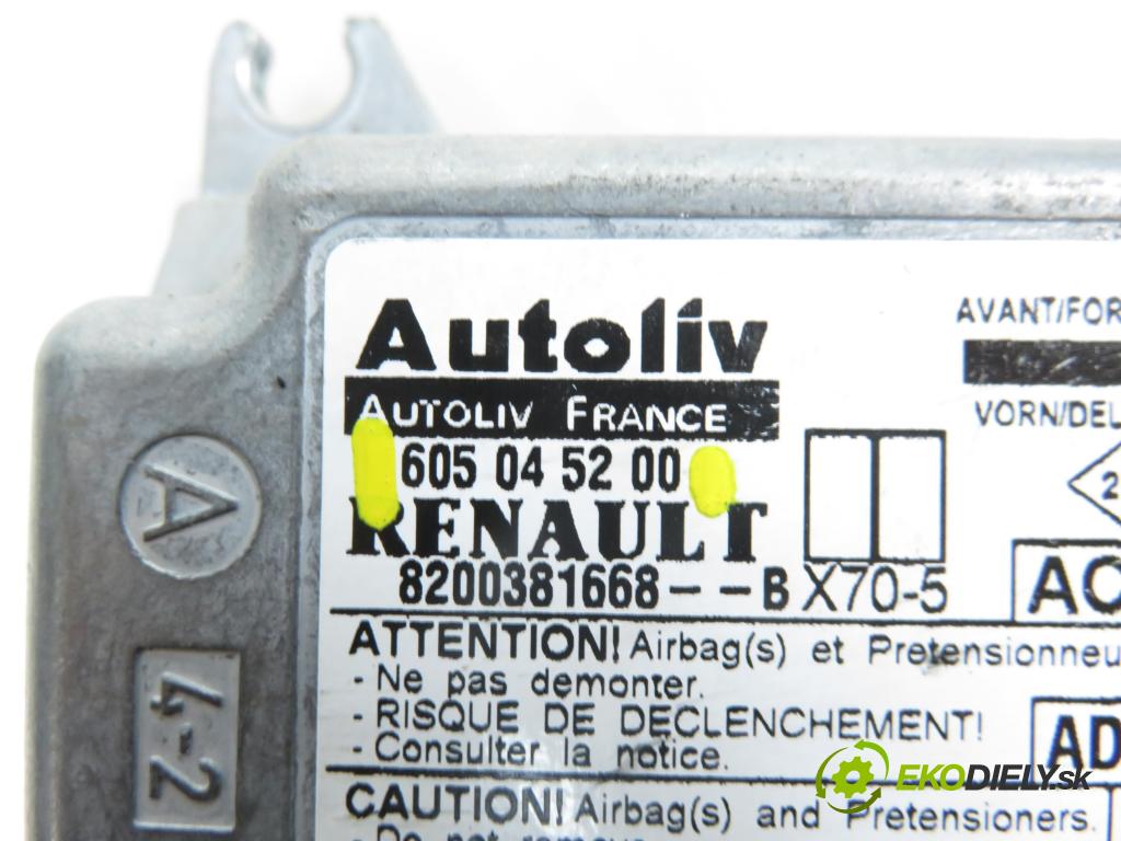 RENAULT MASTER II Skrzynia (FD) FURGON 2007 88,00 2.5 dCi 120 - G9U 650 2464,00 MODUL air BAG 605045200