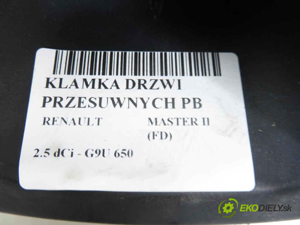 RENAULT MASTER II Skrzynia (FD) FURGON 2007 88,00 2.5 dCi 120 - G9U 650 2464,00 klika dveře posúvne PB