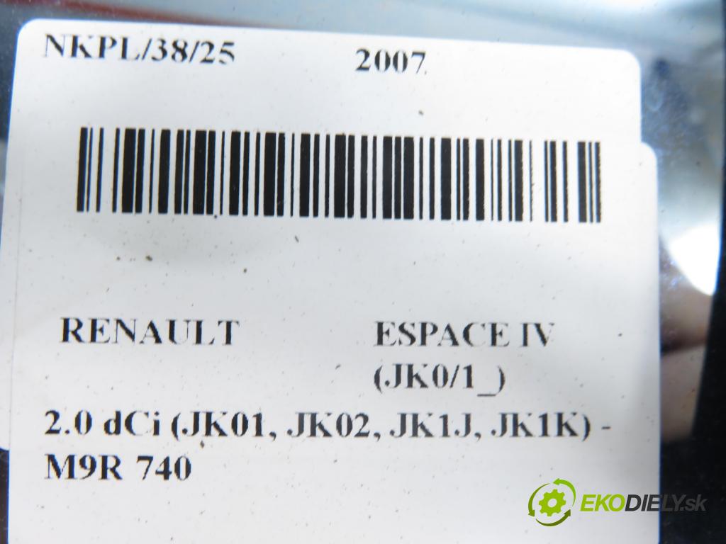 RENAULT ESPACE IV (JK0/1_) MINIVAN 2007 110,00 2.0 dCi 150 - M9R 740 1995,00 Spätné zrkadlo