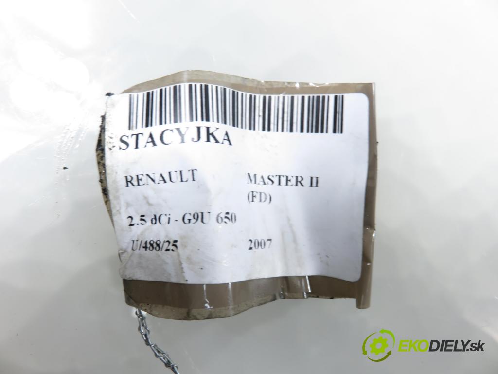 RENAULT MASTER II Skrzynia (FD) FURGON 2007 88,00 2.5 dCi 120 - G9U 650 2464,00 spinačka  (Spínacia skrinka)